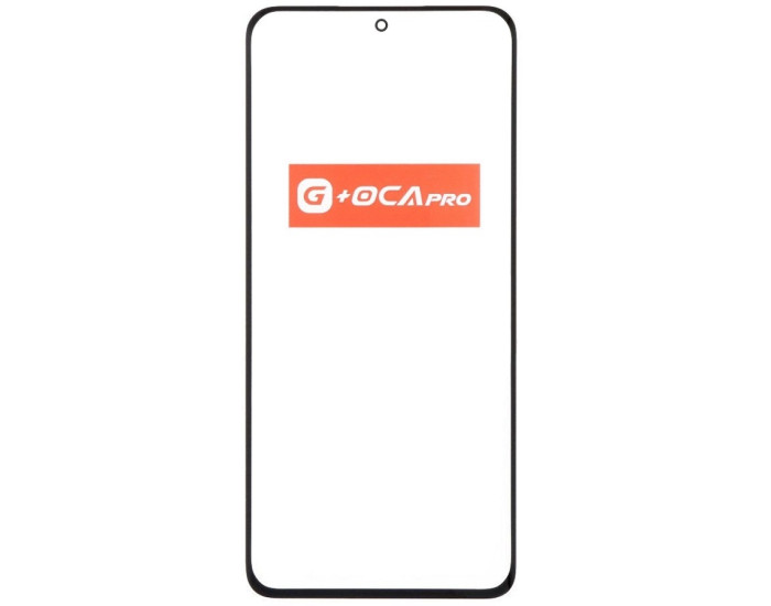 Скло фронтальне з OCA плівкою Xiaomi Redmi 12 /Redmi 12 5G /Redmi 13 /Poco M6 Pro 5G, чорне, оригінал G+OCA PRo