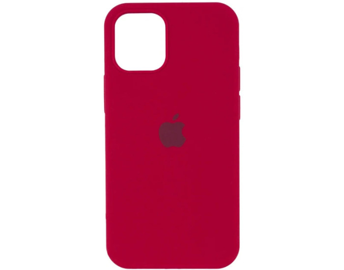 Чехол-силикон оригинал Full Soft Matte iPhone 16 Pro Max (Красный / Rose Red)