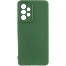 Чехол-силикон Getman Liquid Silk Full Camera Samsung A325 Galaxy A32 4G, темно-зеленый