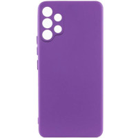 Чехол-силикон Getman Liquid Silk Full Camera Samsung A325 Galaxy A32 4G, фиолетовый