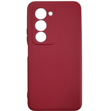 Чехол-силикон Getman Liquid Silk Full Camera Xiaomi Redmi 15 (UA/Europe 171mm) темно-красный