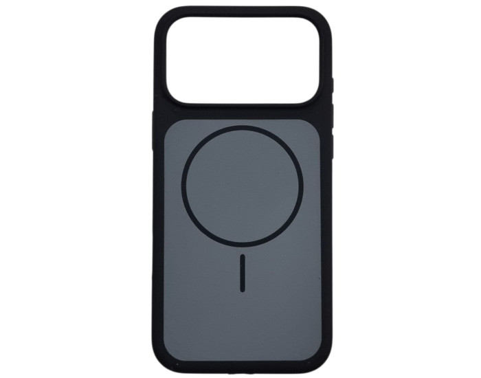 Чохол-силікон Velvet Ring MagSafe iPhone 17 Pro, чорний