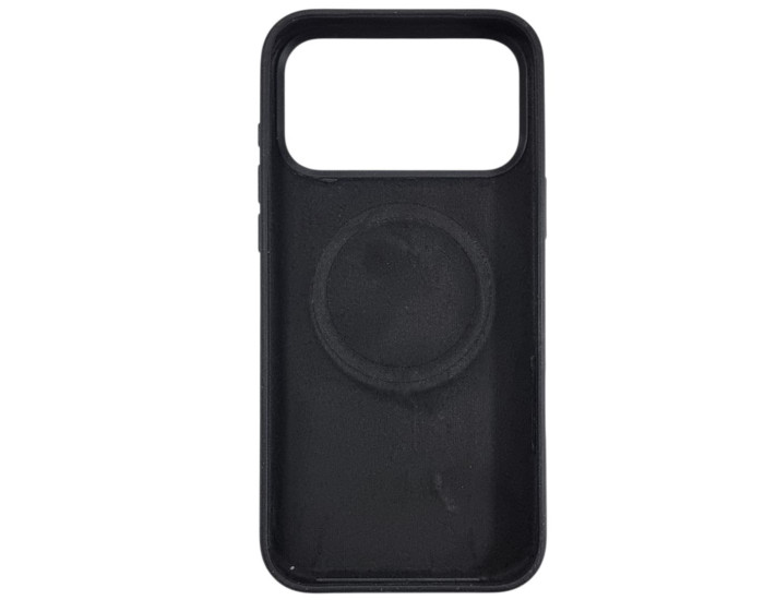 Чохол-силікон Velvet Ring MagSafe iPhone 17 Pro, чорний