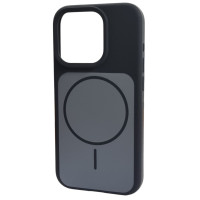 Чохол-силікон Velvet Ring MagSafe iPhone 15 Pro Max, чорний