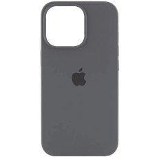 Чехол-силикон оригинал Full Soft Matte iPhone 15 Pro Max dark gray