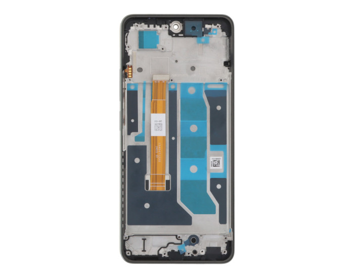 Дисплей с сенсорным экраном (модуль) Realme C67 4G, черный с рамкой, оригинал