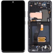 Дисплей с сенсорным экраном (модуль) Samsung G998 Galaxy S21 Ultra  Phantom черный, с рамкой, OLED