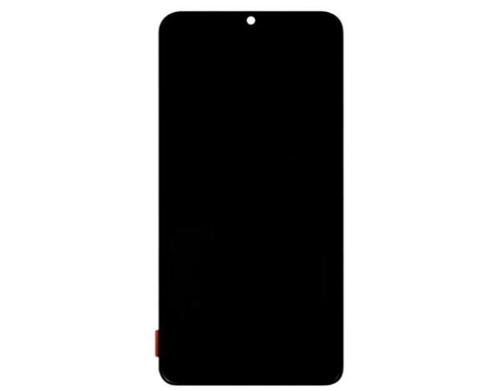 Дисплей з сенсорним екраном (модуль) Samsung A705 Galaxy A70 (2019) чорний з рамкою, широкий обідок, OLED