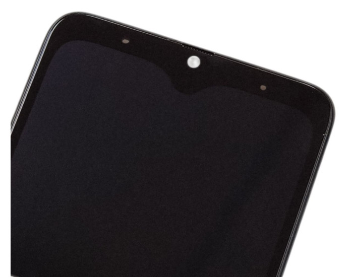 Дисплей з сенсорним екраном (модуль) Samsung A705 Galaxy A70 (2019) чорний з рамкою, широкий обідок, OLED