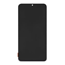Дисплей з сенсорним екраном (модуль) Samsung A705 Galaxy A70 (2019) чорний з рамкою, вузький обідок, OLED