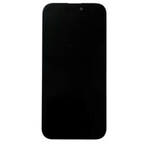 Дисплей з сенсорним екраном (модуль) iPhone 15 Pro, чорний, OLED GX