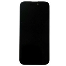 Дисплей з сенсорним екраном (модуль) iPhone 15 Pro, чорний, OLED GX