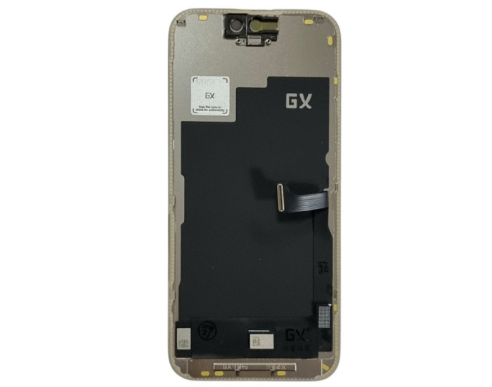 Дисплей з сенсорним екраном (модуль) iPhone 15 Pro, чорний, OLED GX