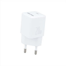 Сетевое зарядное устройство SENTEO S-02 USB-C PD 20W (1Port) (Белый  White)