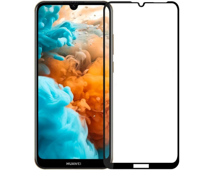 Защитное стекло Edge to Edge Huawei Y7 2019, 5D Black