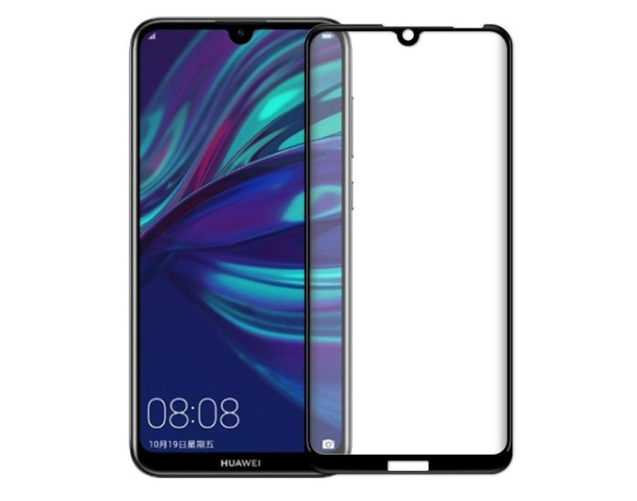Защитное стекло Full Glue Huawei Y6 2019, 5D Black