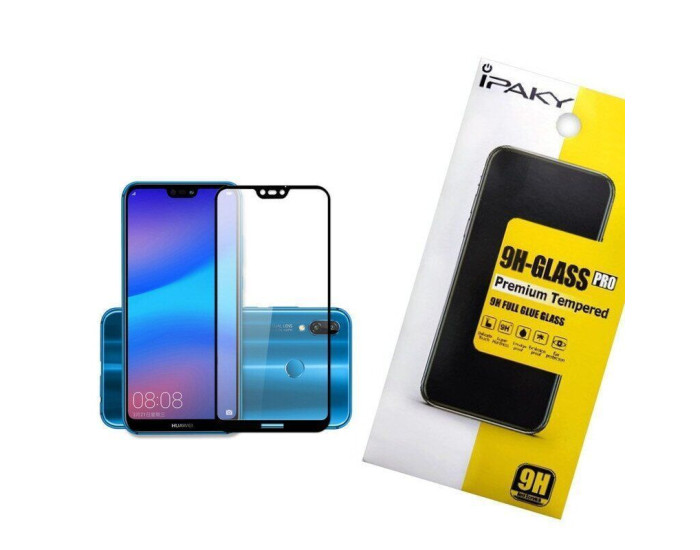 Защитное cтекло iPaky Huawei P20 Lite, 5D Black