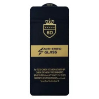 Защитное стекло 6D Anti-static Infinix Hot 40 Pro /Hot 50 4G, черный