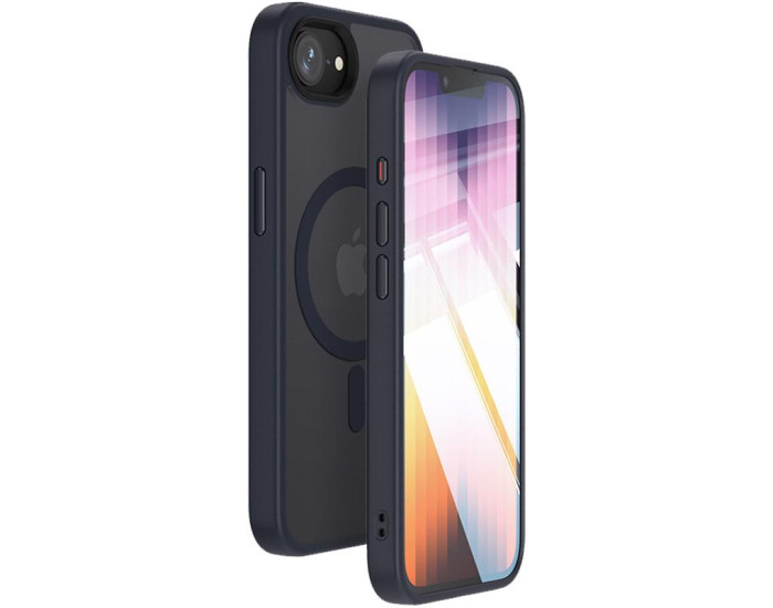 Чохол-силікон Ummi Colorful with MagSafe iPhone 16e/ 17e (Синій / Navy Blue)