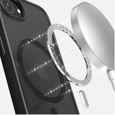 Чехол-силикон Ummi Colorful with MagSafe iPhone 16e/ 17e (Черный / Black)