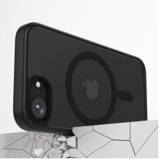 Чехол-силикон Ummi Colorful with MagSafe iPhone 16e/ 17e (Черный / Black)