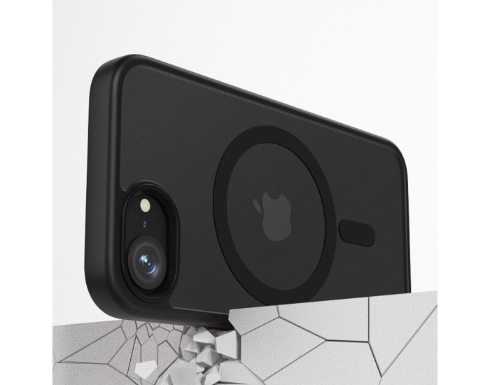 Чехол-силикон Ummi Colorful with MagSafe iPhone 16e/ 17e (Черный / Black)
