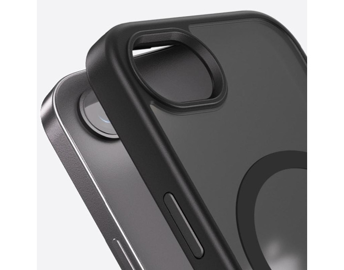 Чехол-силикон Ummi Colorful with MagSafe iPhone 16e/ 17e (Черный / Black)