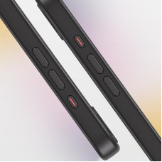 Чехол-силикон Ummi Colorful with MagSafe iPhone 16e/ 17e (Черный / Black)