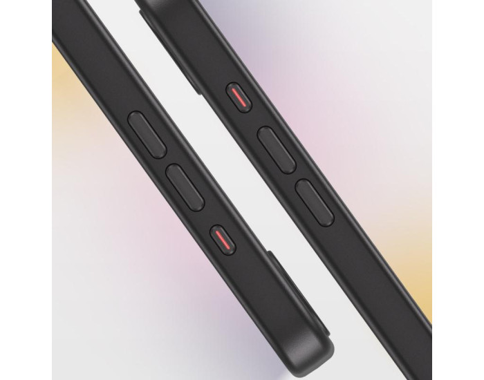 Чехол-силикон Ummi Colorful with MagSafe iPhone 16e/ 17e (Черный / Black)
