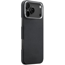 Чехол-силикон Carbon Protection Slim (MagSafe) iPhone 17 Pro Max, черный