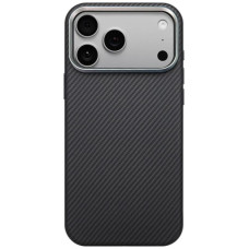 Чехол-силикон Carbon Protection Slim (MagSafe) iPhone 17 Pro, черный