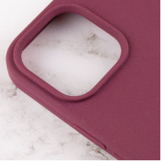Чехол-силикон оригинал Full Soft Matte iPhone 14 Pro Max, Plum