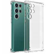 Чехол-силикон Getman Ease logo усиленные углы Samsung S908 S22 Ultra, Прозрачный