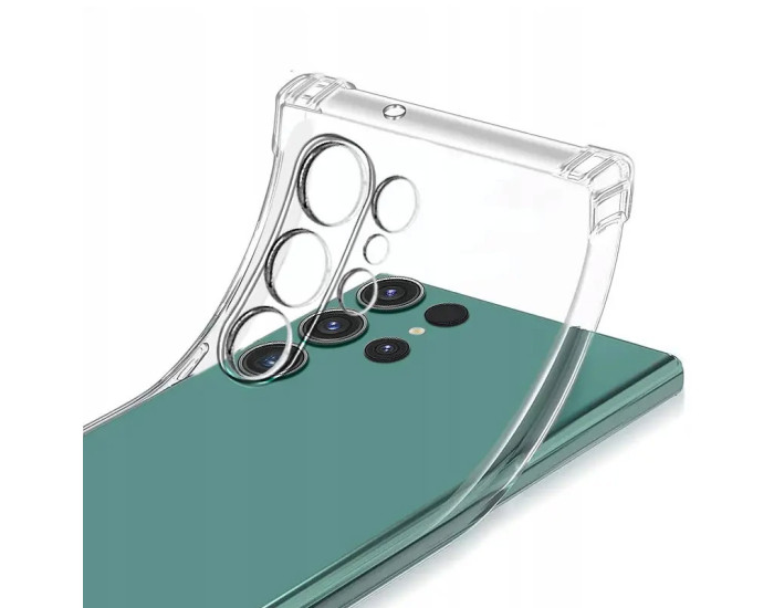 Чохол-силікон Getman Ease logo посилені кути Samsung S908 S22 Ultra, Прозорий