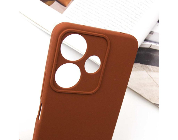 Чехол-силикон Ummi Lakshmi Full Camera Xiaomi Redmi 13 4G /Poco M6 4G (Коричневый / Brown)