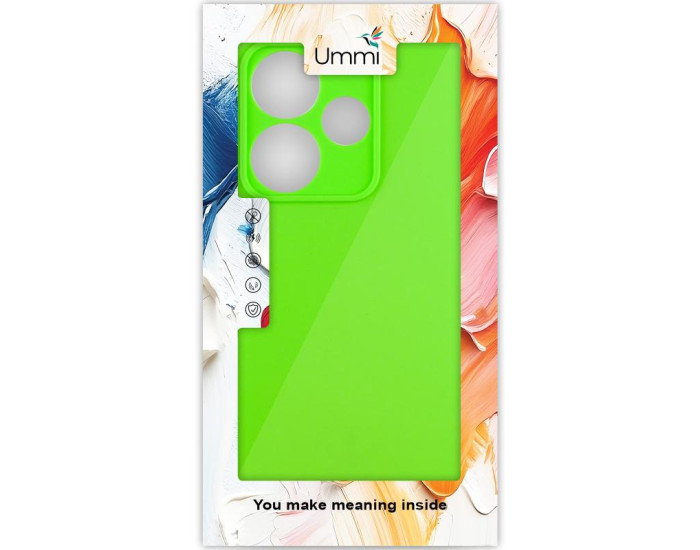Чехол-силикон Ummi Lakshmi Full Camera Xiaomi Redmi 13 4G /Poco M6 4G (Салатовый / Neon Green)