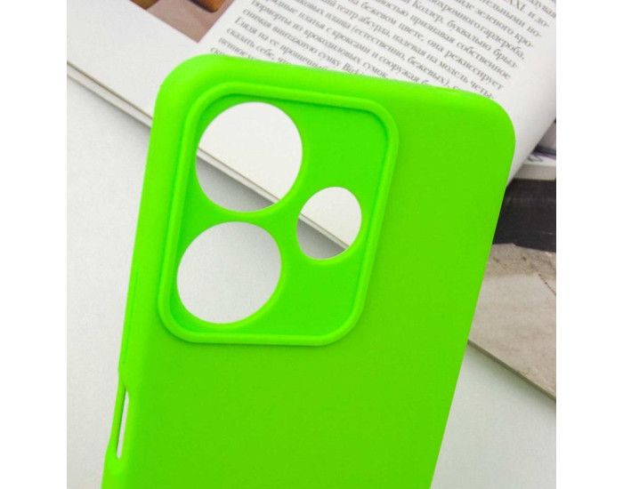Чехол-силикон Ummi Lakshmi Full Camera Xiaomi Redmi 13 4G /Poco M6 4G (Салатовый / Neon Green)