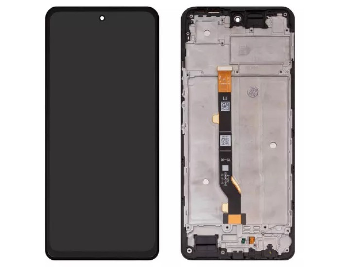 Дисплей з сенсорним екраном (модуль) Infinix Hot 40 Pro (X6837) чорний з рамкою