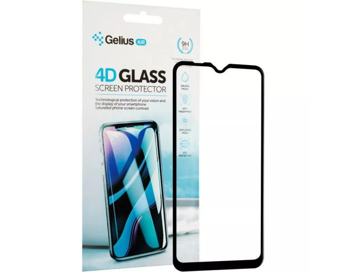 Защитное стекло Gelius Pro 4D Samsung A013 A01 Core /M013 M01 Core, Black