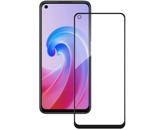 Защитное стекло Make Oppo A96, Black