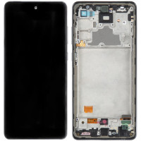 Дисплей с сенсорным экраном (модуль) Samsung A725 Galaxy A72 /A726 Galaxy A72 5G, черный с рамкой, TFT