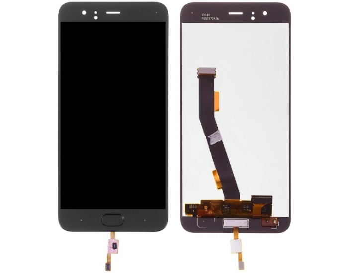 Дисплей з сенсорним екраном (модуль) Xiaomi Mi 6, з датчиком відбитка пальця, чорний