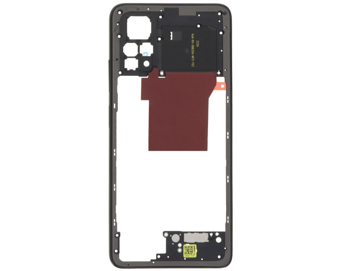 Середня частина корпуси для Xiaomi Redmi Note 12 Pro 4G, чорна