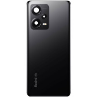 Задня панель корпуси для Xiaomi Redmi Note 12 Pro Plus з склом камери, Obsidian Black, оригінал