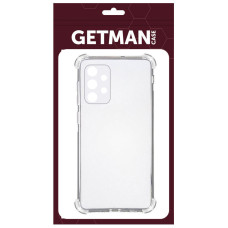 Чехол-силикон Getman Ease logo усиленные углы Samsung Galaxy A23 4G, Прозрачный