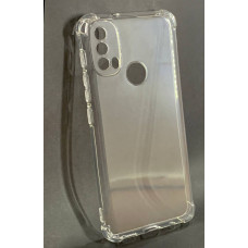 Чохол-силікон Getman Ease logo посилені кути Motorola E40 /E30 /E20, Прозорий