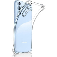 Чехол-силикон Getman Ease logo усиленные углы Samsung A555 Galaxy A55 5G, прозрачный