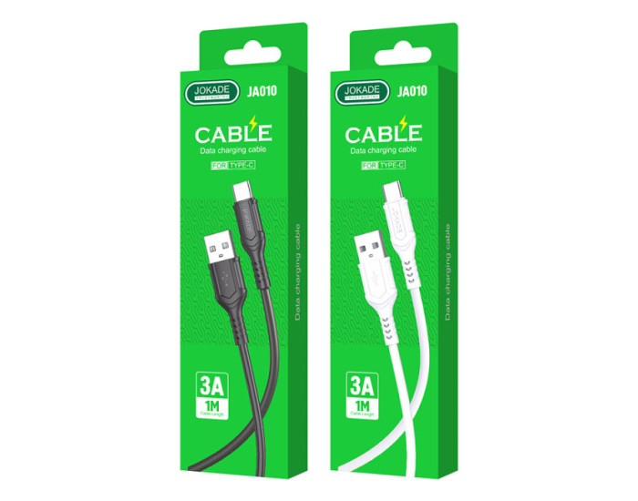 Кабель USB Jokade JA010 Type-C 3A 1м белый