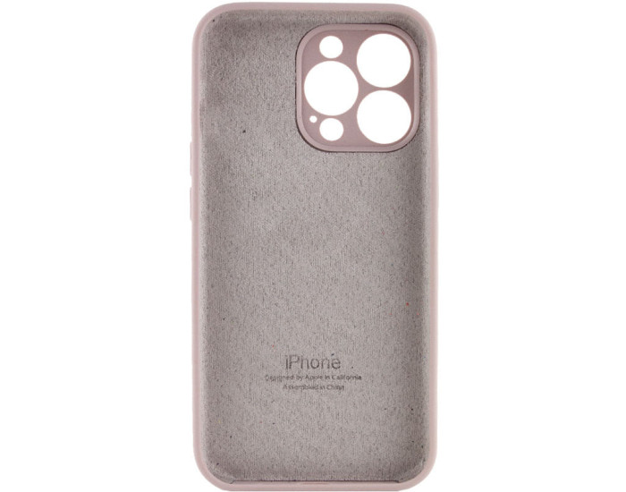Чехол-силикон оригинал Full Camera Soft Matte iPhone 16 Pro Max (Пастельно-розовый / Pastel pink)