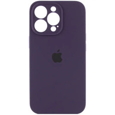 Чехол-силикон оригинал Full Camera Soft Matte iPhone 16 Pro Max (Темно-фиолетовый / Dark Violet)